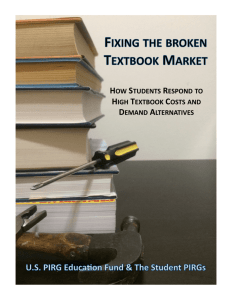how students respond to high textbook costs and demand