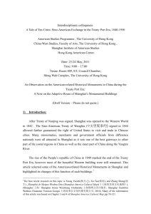 A Tale of Ten Cities: Sino-American Exchange in the Treaty Port Era