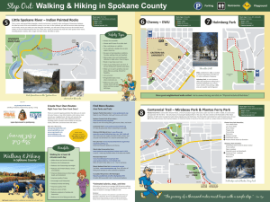 walking map - City of Spokane