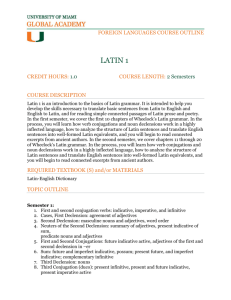UMGA 2012-2013 Course Outline-Latin 1