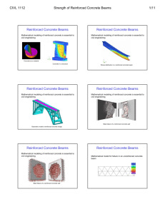 Reinforced Concrete Beams Reinforced
