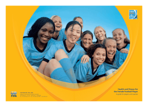 Health and Fitness for the Female Football Player