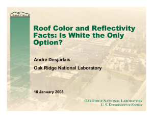 Roof Color and Reflectivity Facts: Is White the Only Option?