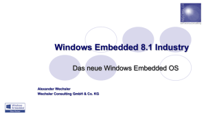 Windows Embedded 8.1 Industry