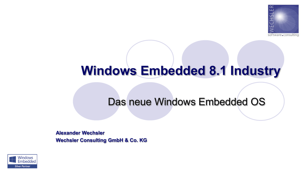 Windows Embedded 8 1 Industry