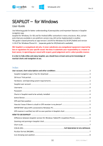 User Guide (English) – Seapilot for Windows