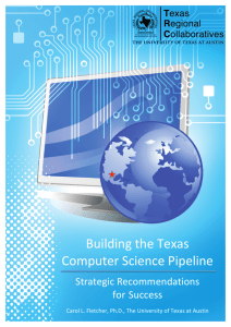 Building the Texas Computer Science Pipeline: Strategic