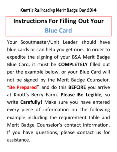 Instructions For Filling Out Your Blue Card