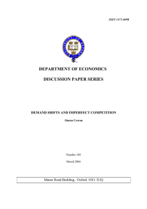 Paper - Department of Economics