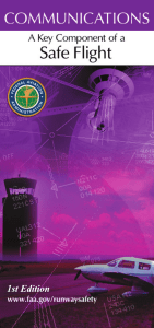 FAA Communications Brochure
