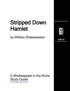 Stripped Down Hamlet - Shakespeare In The Ruins