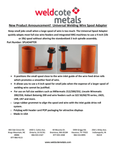 New Product Announcement! Universal Welding Wire Spool Adapter