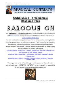 “Baroque On!” Free Sample Resource Pack