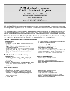 guidelines - Scholarship Management Services