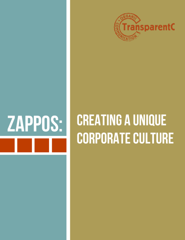 zappos company culture case study