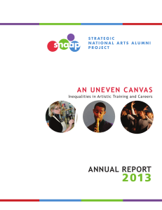 An Uneven Canvas: Inequalities in Artistic Training and Careers