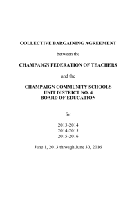 CFT Contract - Champaign Unit 4 Schools