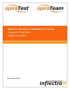 SpiraTest Automated Testing Guide