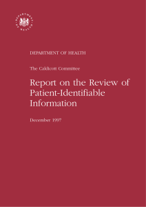 Report on the Review of Patient