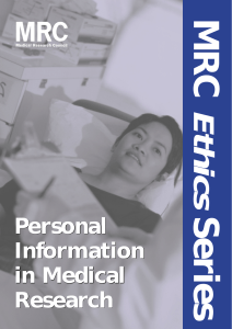 Personal Information in Medical Research