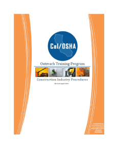 Cal/OSHA Construction Procedures