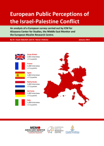 European Public Perceptions of the Israel