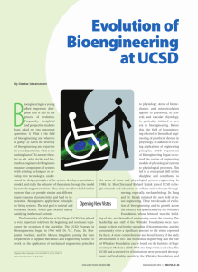Evolution of Bioengineering at UCSD