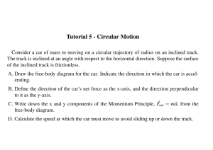 Tutorial 5 - Circular Motion