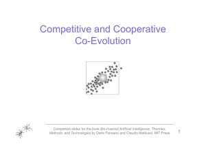 competitive co-evolution - Bio-Inspired Artificial Intelligence