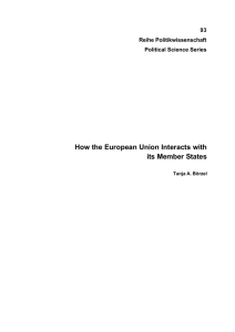 How the European Union Interacts with its Member States