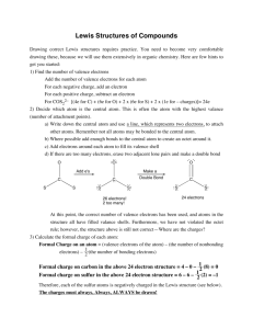 Lewis Structures of Compounds