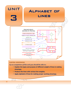 Alphabet of lines UNIT