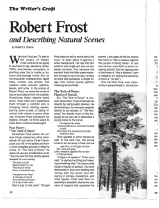 Robert Frost - Writing Teacher Hangout