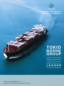 Ocean Marine Cargo - Tokio Marine Management