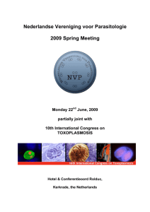 Nederlandse Vereniging voor Parasitologie 2009 Spring Meeting