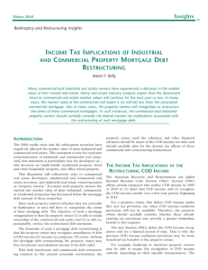 Income Tax Implications of Industrial and Commercial Property