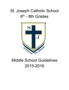 2015-2016 Middle School Student Handbook