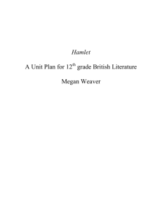 Hamlet - Megan Weaver