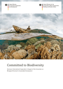 Committed to Biodiversity · Germany's International Cooperation in