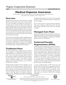 Medical Expense Insurance - Publications and Educational Resources