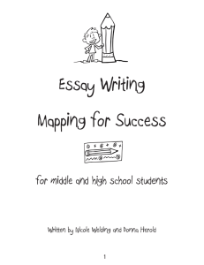 Essay Writing Mapping for Success
