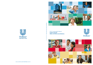 2010 Sustainability Report Unilever Brazil