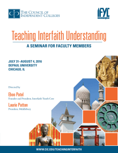 Teaching Interfaith Understanding