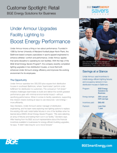 Boost Energy Performance - BGE Smart Energy Savers Program
