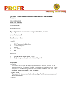 Emergency Medical: Rapid Trauma Assessment/Assessing and