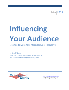 6 Tactics to Make Your Messages More Persuasive