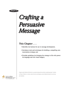 Crafting a Persuasive Message