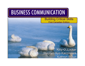business communication - McGraw-Hill