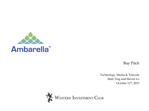 Buy Pitch - Western Investment Club