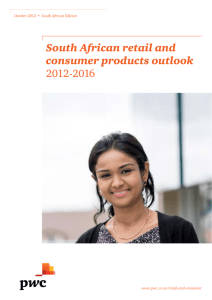 South African retail and consumer products outlook 2012-2016